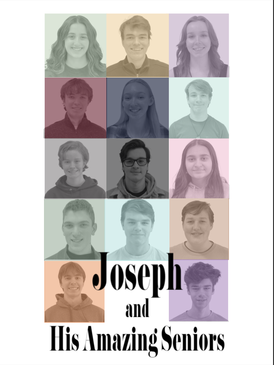 A total of 14 seniors contributed to this year's spring musical